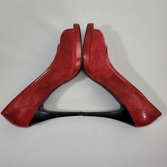 Donald J Pliner VELKA Peep Toe Pumps Sz 8 - Picture 6 of 15